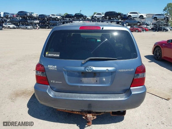2005 Toyota Highlander with VIN JTEEP21A150132708, listed as a IAAI auction lot 41775706 with 151,719 mi miles. Bid and sale history available at carsss.com. Image 16.