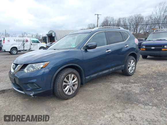 2015 Nissan Rogue SL with VIN 5N1AT2MV8FC770141, listed as a IAAI auction lot 42039465 with 98,920 mi miles and . Bid and sale history available at DreamBid. Image 17.