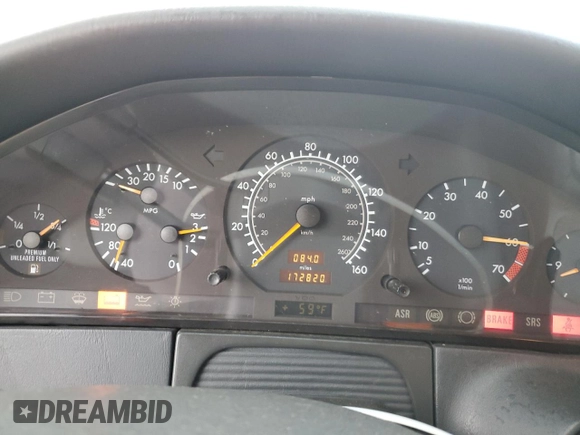 1997 Mercedes-Benz S with VIN WDBGA70E3VA327315, listed as a Copart auction lot 72653364 with 172,820 mi miles and Salvage Title. Bid and sale history available at DreamBid. Image 9.
