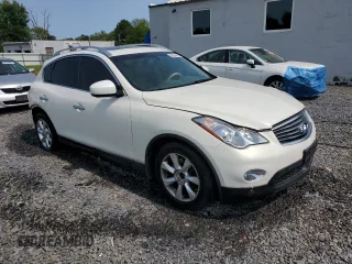 2010 Infiniti EX Journey with VIN JN1AJ0HR5AM756683, listed as a Copart auction lot 58924445 with 150,835 mi miles and Salvage title. Bid and sale history available at DreamBid. Image 4.
