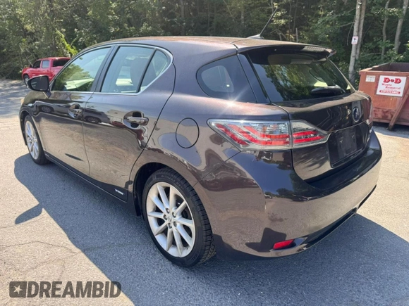 2013 Lexus CT 200h with VIN JTHKD5BHXD2163082, listed as a Copart auction lot 65845005 with 187,941 mi miles and Clean title. Bid and sale history available at DreamBid. Image 3.