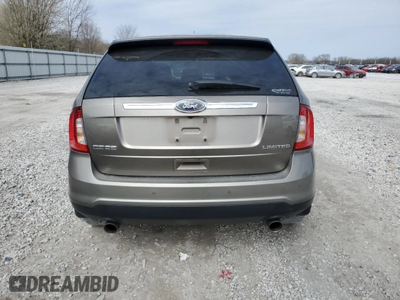 2013 Ford Edge Limited with VIN 2FMDK3KCXDBA08398, listed as a Copart auction lot 45166034 with 131,655 mi miles and Salvage title. Bid and sale history available at DreamBid. Image 6.