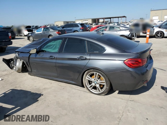 2019 BMW 4 Series 440i z VIN WBA4J5C56KBM66555, wystawiony jako Copart lot #52242495 z przebiegiem Nie podano mil oraz Szkoda całkowita • Salvage title. Historia ofert i sprzedaży dostępna na DreamBid. Obrazek 2.