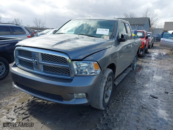 2009 Dodge Ram 1500 SLT with VIN 1D3HV18T29S708378, listed as a IAAI auction lot 41721700 with 182,705 mi miles. Bid and sale history available at carsss.com. Image 2.