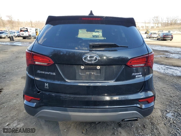 2017 Hyundai Santa Fe Sport 2.4L with VIN 5XYZTDLB7HG411789, listed as a Copart auction lot 50627355 with NaN miles and Salvage Title. Bid and sale history available at carsss.com. Image 6.