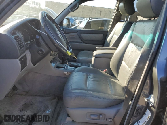 2004 Toyota Land Cruiser with VIN JTEHT05J642066280, listed as a Copart auction lot 83597104 with 121,373 mi miles and Salvage Title. Bid and sale history available at carsss.com. Image 7.