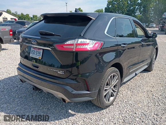 2019 Ford Edge Titanium with VIN 2FMPK4K91KBC09840, listed as a IAAI auction lot 42870883 with 118,778 mi miles and . Bid and sale history available at DreamBid. Image 15.