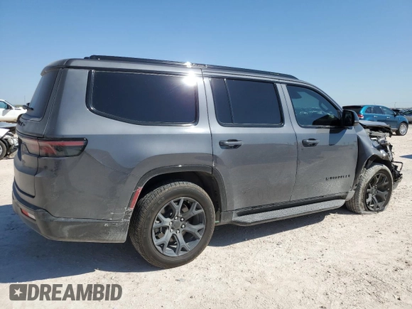 2024 Jeep Wagoneer Series II Carbide with VIN 1C4SJVBP4RS107924, listed as a Copart auction lot 71017184 with 15,695 mi miles and Salvage Title. Bid and sale history available at DreamBid. Image 3.