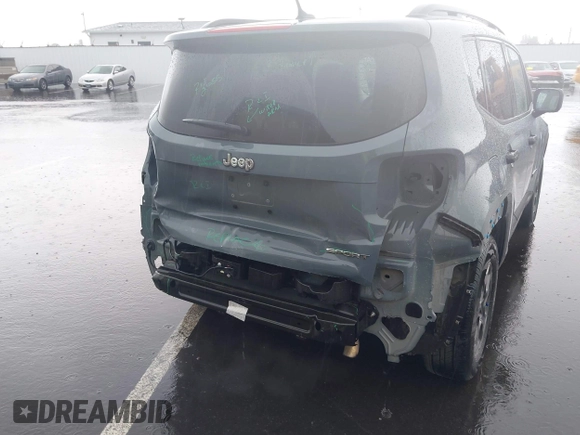 2017 Jeep Renegade Sport with VIN ZACCJAAB6HPF90937, listed as a IAAI auction lot 42226876 with 57,527 mi miles and . Bid and sale history available at DreamBid. Image 6.