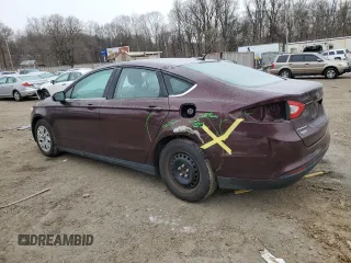 2013 Ford Fusion S with VIN 3FA6P0G73DR138765, listed as a Copart auction lot 87847235 with 53,958 mi miles and Salvage Title. Bid and sale history available at carsss.com. Image 2.