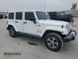 2018 Jeep Wrangler JK Unlimited Sahara with VIN 1C4BJWEG2JL898583, listed as a Copart auction lot 41804435 with 72,922 mi miles and Salvage Title. Bid and sale history available at carsss.com. Image 4.