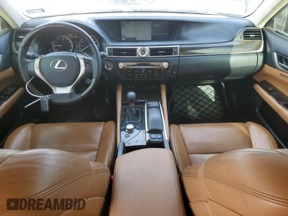 2015 Lexus GS 350 with VIN JTHBE1BL8FA007853, listed as a Copart auction lot 49053555 with 114,231 mi miles and Salvage title. Bid and sale history available at DreamBid. Image 8.
