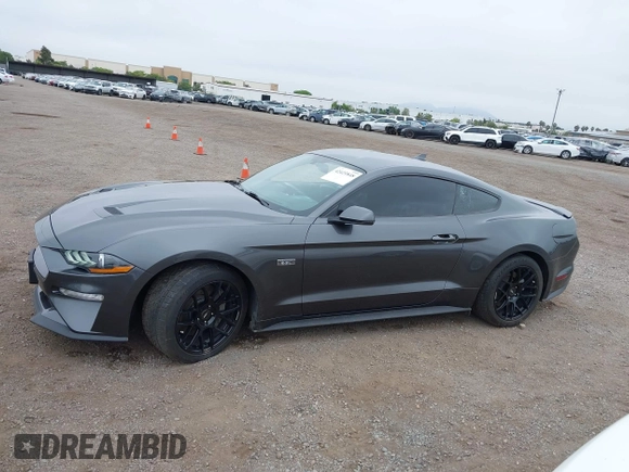 2020 Ford Mustang EcoBoost with VIN 1FA6P8TD1L5184204, listed as a IAAI auction lot 42421848 with 94,492 mi miles and . Bid and sale history available at DreamBid. Image 14.