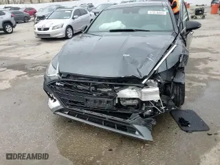2023 Hyundai Sonata N Line with VIN KMHL14JC4PA256989, listed as a Copart auction lot 47878855 with 0 mi miles and Salvage Title. Bid and sale history available at carsss.com. Image 11.