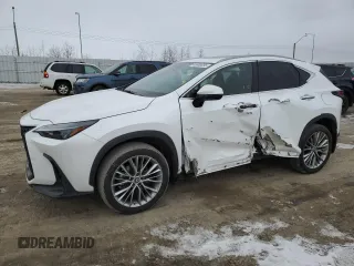 2023 Lexus NX 350 Premium z VIN 2T2GGCEZ8PC026876, wystawiony jako Copart lot #46683055 z przebiegiem 52 587 mil mil oraz Szkoda całkowita • Salvage title. Historia ofert i sprzedaży dostępna na DreamBid. Obrazek 1.