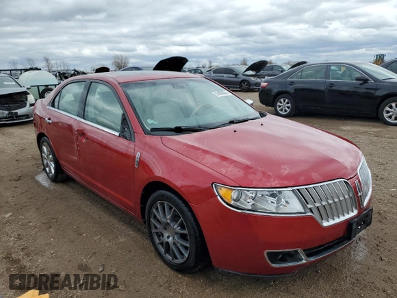 2010 Lincoln MKZ with VIN 3LNHL2JC7AR754265, listed as a Copart auction lot 53900655 with 94,259 mi miles and Salvage title. Bid and sale history available at DreamBid. Image 4.