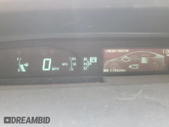 2013 Toyota Prius with VIN JTDKN3DP8D3042195, listed as a Copart auction lot 53387875 with 119,606 mi miles and Salvage Title. Bid and sale history available at DreamBid. Image 9.