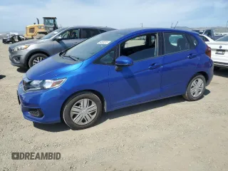 2018 Honda Fit LX with VIN 3HGGK5H44JM736677, listed as a Copart auction lot 54885315 with 17,356 mi miles and Salvage title. Bid and sale history available at DreamBid. Image 1.