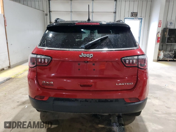 2020 Jeep Compass Limited z VIN 3C4NJDCB4LT131852, wystawiony jako Copart lot #56415665 z przebiegiem Nie podano mil oraz Szkoda całkowita • Salvage title. Historia ofert i sprzedaży dostępna na DreamBid. Obrazek 6.