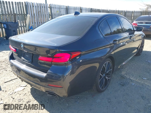 2021 BMW 5 Series 540i xDrive with VIN WBA73BJ0XMWX01449, listed as a IAAI auction lot 41630703 with 65,212 mi miles and . Bid and sale history available at DreamBid. Image 4.