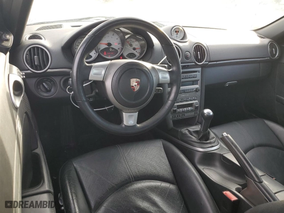 2005 Porsche Boxster S with VIN WP0CB29825U730441, listed as a Copart auction lot 79711224 with 66,780 mi miles and Salvage Title. Bid and sale history available at carsss.com. Image 8.
