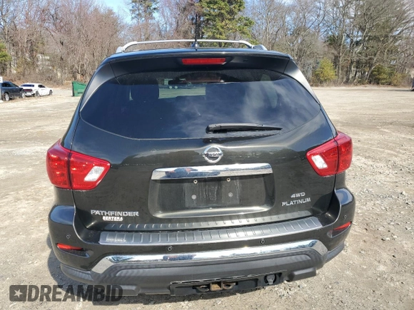2017 Nissan Pathfinder SL with VIN 5N1DR2MM2HC663057, listed as a Copart auction lot 52504485 with 109,673 mi miles and Salvage Title. Bid and sale history available at DreamBid. Image 6.