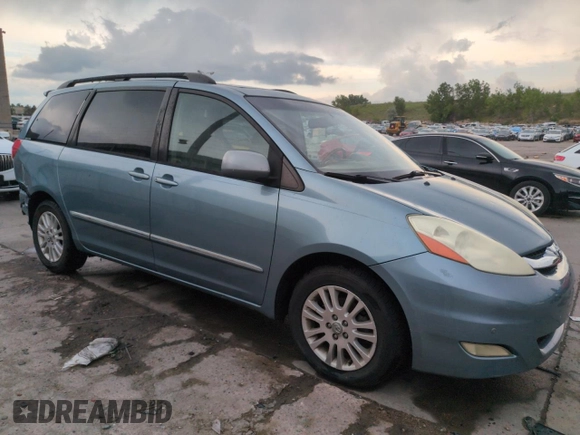 2008 Toyota Sienna XLE with VIN 5TDZK22C48S211733, listed as a Copart auction lot 61240625 with 166,778 mi miles and Salvage title. Bid and sale history available at DreamBid. Image 4.