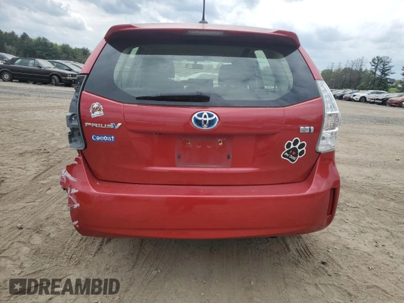 2012 Toyota Prius Two with VIN JTDZN3EU2C3114798, listed as a Copart auction lot 54357395 with 85,152 mi miles and Salvage Title. Bid and sale history available at DreamBid. Image 6.