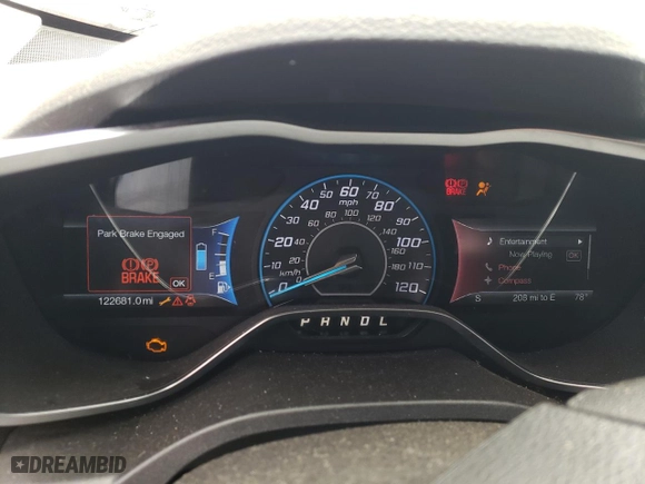 2015 Ford C-Max Hybrid SE with VIN 1FADP5AU0FL102035, listed as a Copart auction lot 64895654 with 122,681 mi miles and Salvage Title. Bid and sale history available at carsss.com. Image 9.