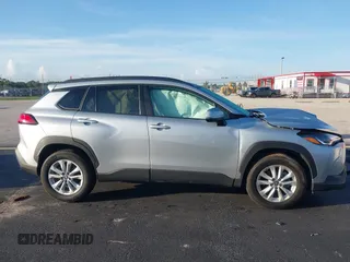 2023 Toyota Corolla Cross LE with VIN 7MUCAAAG0PV037445, listed as a IAAI auction lot 42686510 with 18,282 mi miles and . Bid and sale history available at DreamBid. Image 14.