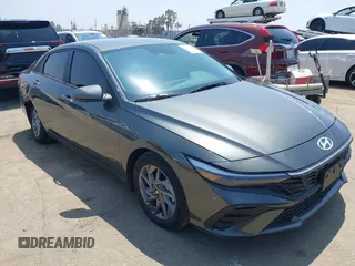 2024 Hyundai Elantra SEL with VIN KMHLM4DG1RU741159, listed as a IAAI auction lot 42383671 with 23,312 mi miles and . Bid and sale history available at DreamBid. Image 1.