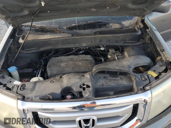 2009 Honda Pilot EX with VIN 5FNYF48409B046829, listed as a Copart auction lot 49122495 with 242,824 mi miles and Clean Title. Bid and sale history available at DreamBid. Image 12.