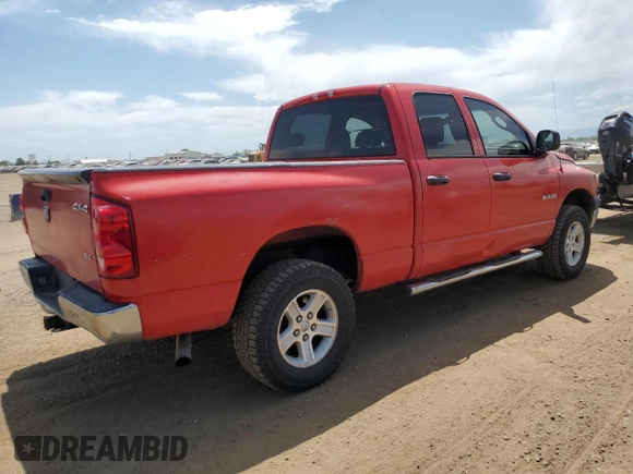 2008 Dodge 1500 SLT z VIN 1D7HU18N88S606861, wystawiony jako Copart lot #61357645 z przebiegiem 181 896 mil mil oraz Czysty tytuł • Clean title. Historia ofert i sprzedaży dostępna na DreamBid. Obrazek 3.