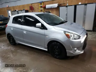 2014 Mitsubishi Mirage DE with VIN ML32A3HJ2EH024588, listed as a Copart auction lot 55888545 with 81,116 mi miles and Clean title. Bid and sale history available at DreamBid. Image 4.