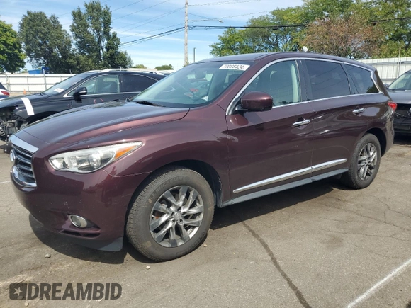 2013 Infiniti JX35 with VIN 5N1AL0MM6DC313756, listed as a Copart auction lot 70088424 with 205,147 mi miles and Clean Title. Bid and sale history available at carsss.com. Image 1.