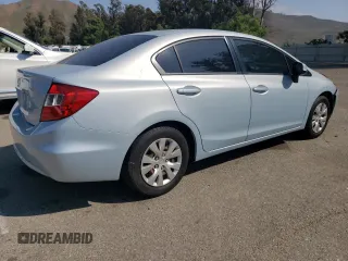 2012 Honda Civic LX с VIN 2HGFB2F56CH524788, выставлен на аукционе Copart как лот 60326815 с пробегом 160 271 миль миль и Списание • Salvage title. История ставок и продаж доступна на DreamBid. Изображение 3.