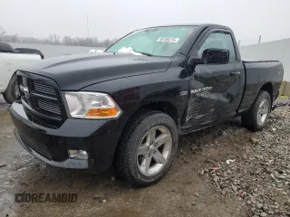 2012 Ram 1500 Express with VIN 3C6JD7ATXCG278339, listed as a Copart auction lot 45185215 with 122,129 mi miles and Salvage Title. Bid and sale history available at carsss.com. Image 1.