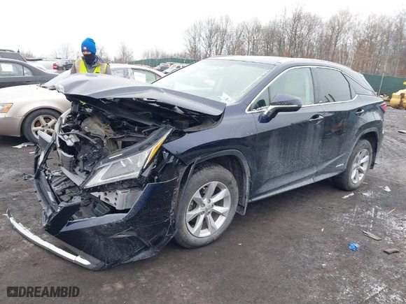 2016 Lexus RX 450h with VIN 2T2BGMCA9GC002616, listed as a IAAI auction lot 41634044 with 68,310 mi miles. Bid and sale history available at carsss.com. Image 2.