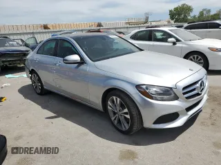 2018 Mercedes-Benz C 300 with VIN WDDWF4KB1JR416379, listed as a Copart auction lot 56462095 with 51,947 mi miles and Salvage title. Bid and sale history available at DreamBid. Image 4.