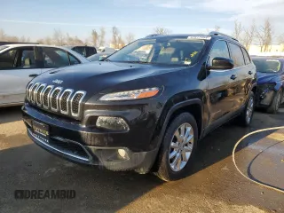 2015 Jeep Cherokee Limited z VIN 1C4PJMDS7FW729424, wystawiony jako Copart lot #42917594 z przebiegiem 104 804 mil mil oraz Szkoda całkowita • Salvage title. Historia ofert i sprzedaży dostępna na DreamBid. Obrazek 1.