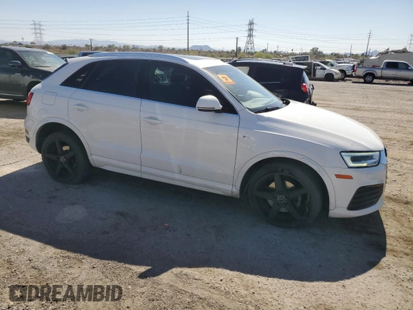 2016 Audi Q3 Prestige with VIN WA1GFCFS5GR004116, listed as a Copart auction lot 57690675 with 122,081 mi miles and Salvage title. Bid and sale history available at DreamBid. Image 4.