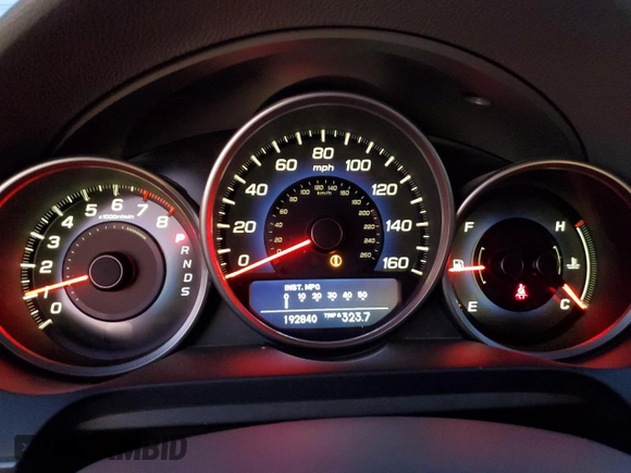 2009 Acura RL Tech Pkg with VIN JH4KB266X9C002410, listed as a Copart auction lot 85615504 with 192,840 mi miles and Salvage Title. Bid and sale history available at carsss.com. Image 9.