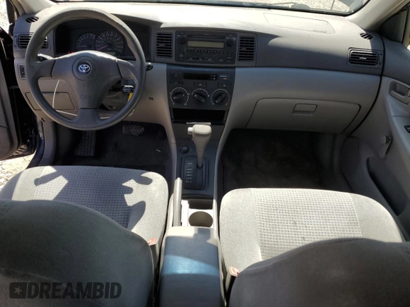 2005 Toyota Corolla CE with VIN 1NXBR32E55Z373085, listed as a Copart auction lot 53168155 with 181,374 mi miles and Salvage Title. Bid and sale history available at DreamBid. Image 8.
