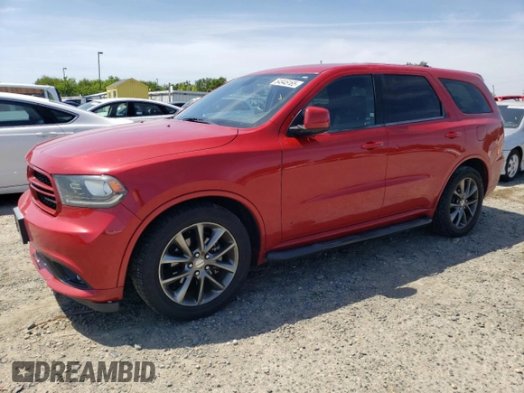 2014 Dodge Durango SXT with VIN 1C4RDHAGXEC338999, listed as a Copart auction lot 54945165 with 148,092 mi miles and Clean Title. Bid and sale history available at carsss.com. Image 1.