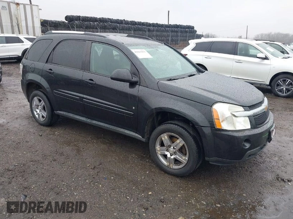 2008 Chevrolet Equinox LT with VIN 2CNDL33F886027391, listed as a IAAI auction lot 41865855 with 1 mi miles. Bid and sale history available at carsss.com. Image 1.