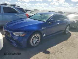 2019 Mercedes-Benz AMG GT with VIN WDD7X6BB0KA005990, listed as a Copart auction lot 75984984 with 56,442 mi miles and Non Repairable. Bid and sale history available at carsss.com. Image 1.