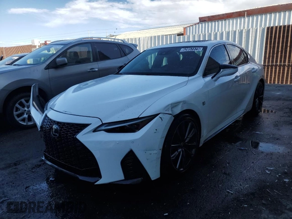 2023 Lexus IS with VIN JTHGZ1B23P5071195, listed as a Copart auction lot 52857375 with 27,999 mi miles and Clean Title. Bid and sale history available at carsss.com. Image 1.