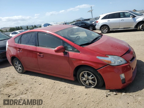 2010 Toyota Prius II with VIN JTDKN3DU3A0077648, listed as a Copart auction lot 54373125 with 187,969 mi miles and Salvage Title. Bid and sale history available at DreamBid. Image 4.