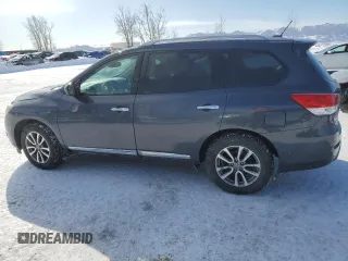 2014 Nissan Pathfinder S z VIN 5N1AR2MM2EC671173, wystawiony jako Copart lot #46240595 z przebiegiem 212 151 mil mil oraz Czysty tytuł • Clean title. Historia ofert i sprzedaży dostępna na DreamBid. Obrazek 2.