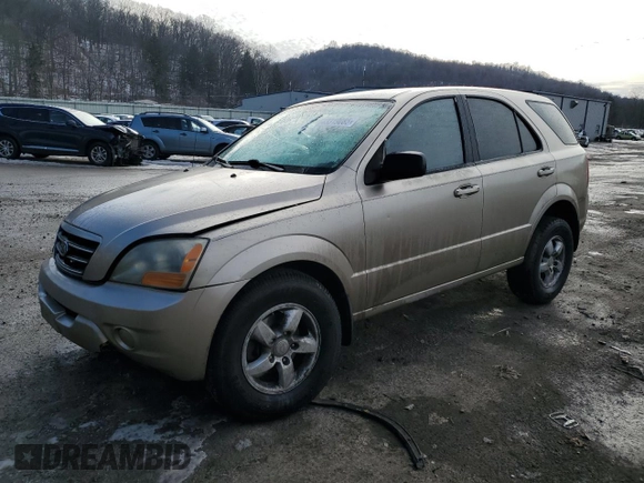 2007 Kia Sorento LX with VIN KNDJD736975752035, listed as a Copart auction lot 43319085 with 137,170 mi miles and Salvage title. Bid and sale history available at DreamBid. Image 1.